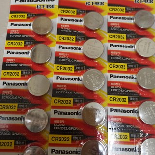 BATERAI LITHIUM-COIN PANASONIC 3V CR 2032-2016 /Panasonic 3V Lithium CR 2032 2016- Baterai Kancing