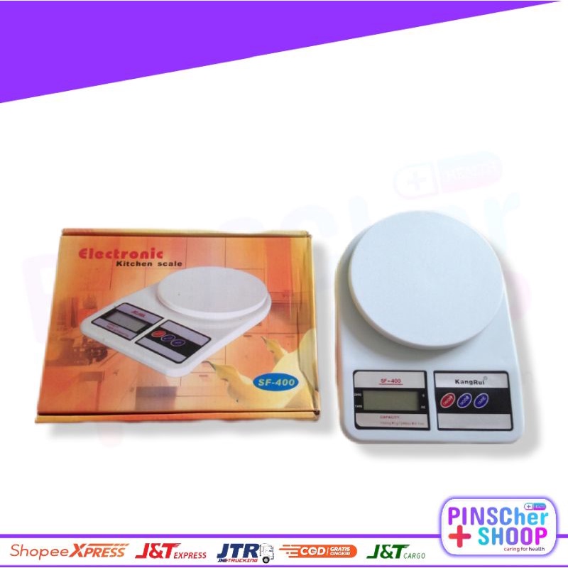 TIMBANGAN KUE KITCHEN SCALE BAHAN KUE DIGITAL SF-400 DIGITAL MAX 10 KG