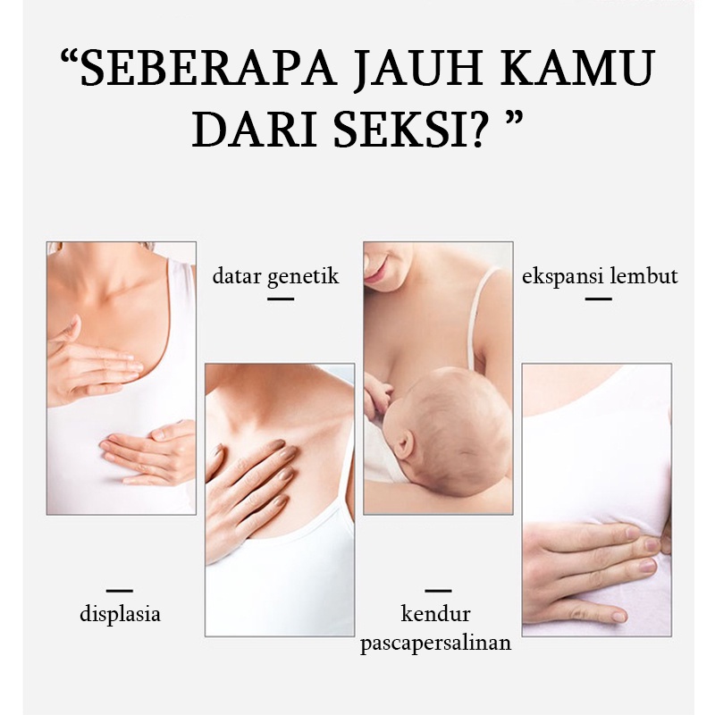 Krim pembesar payudara Breast cream Pembesar payudara Cream pembesar payudara Perawatan payudara 100G Cara tercepat dan paling efektif untuk mengencangkan dan montok payudara 100% asli asli Ekstrak tumbuhan alami Aman dan tidak berbahaya