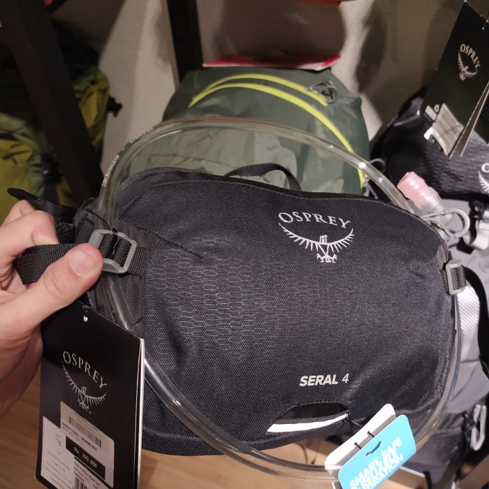 WAJIB cek dl OSPREY SERAL 4 S21 LUMBAR BAG tas waistbag waist pinggang - Hitam GARANSI SEUMURHIDUP