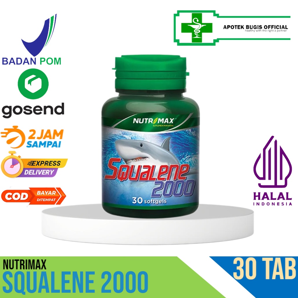 Nutrimax Squalene 2000 30 Kapsul