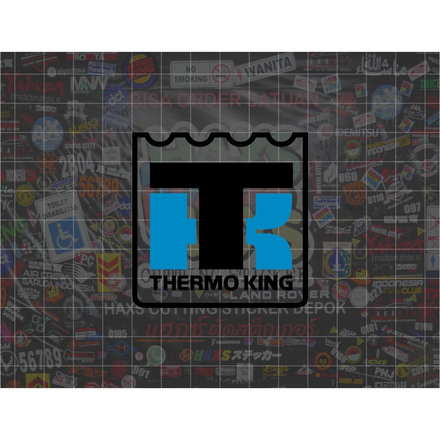 Cutting Sticker Thermo King Ukuran 6 Cm Untuk Motor Mobil