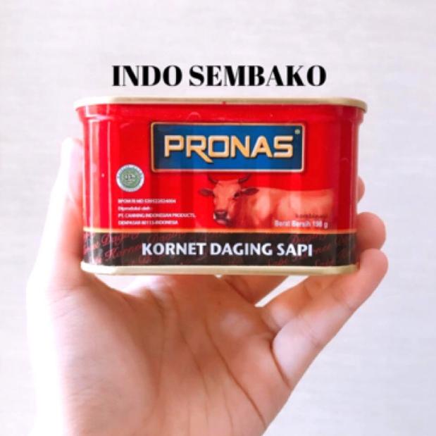 

10.10 Terlaris PRONAS Kornet Kaleng Daging Sapi 198g / Corned Beef Pronas 198 gram / Kornet Sapi Pronas Kecil