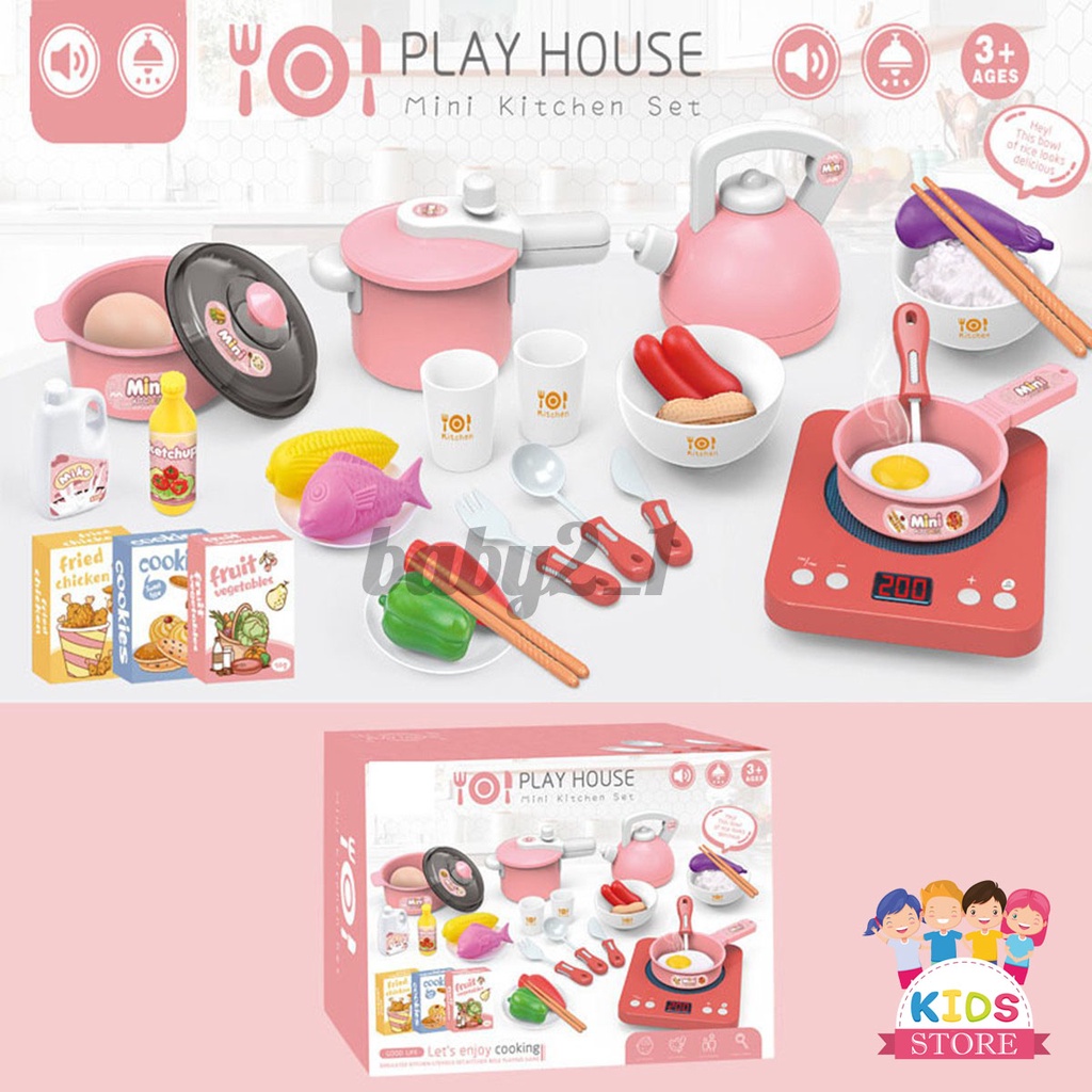 PlayHouse Anak Mini Kitchen Toys | Mainan Edukasi Anak | Mainan Masak Masakan Anak Perempuan Cewek