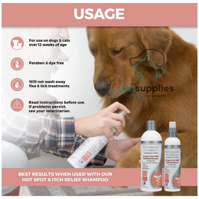Spray anti gatal anjing kucing VETERINARY FORMULA (USA)