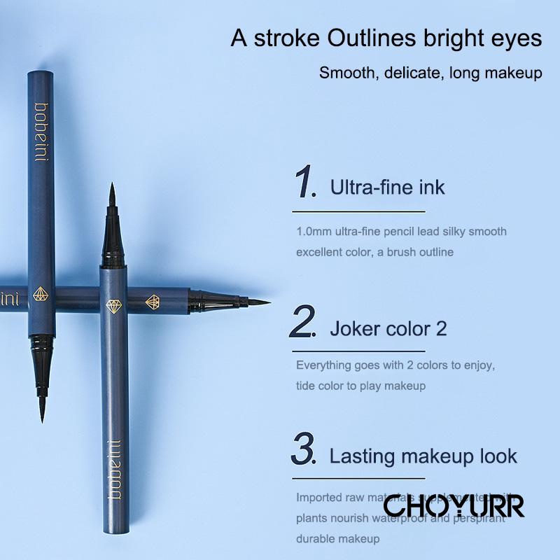 【COD】Eyeliner Mata Blue Gold Waterproof Tahan Air Eyeliner Cair Tahan Air Tahan Lama Quick Dry -CH