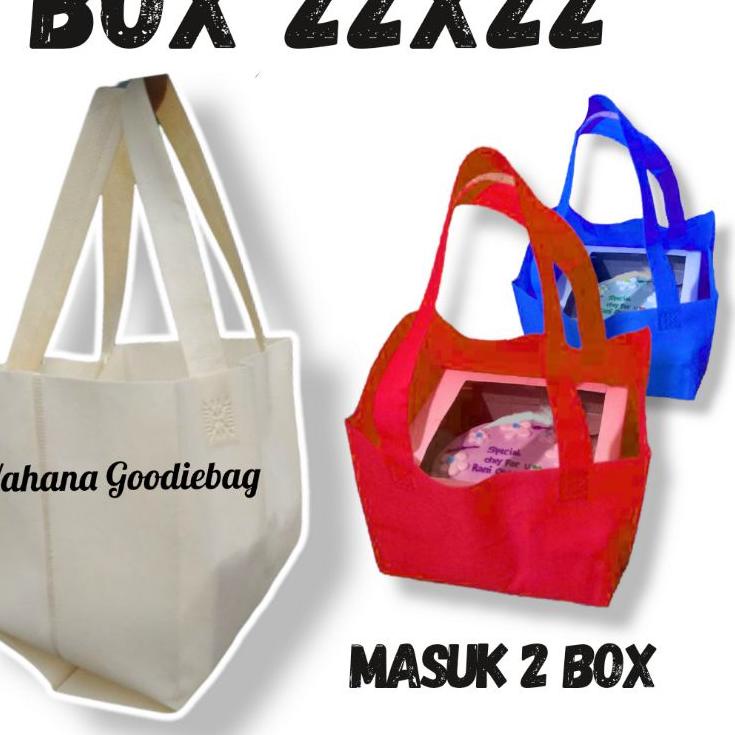 

Special Packing Tas Spundbond Lipat Samping Bok Hajatan Kotak Nasi 22x22 12pcs