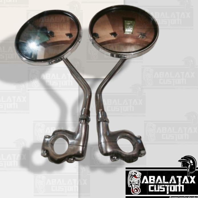 Depan Kaca spion motor custom chopper,bobber,spion motor custom, kaca spion motor murah,spion motor 