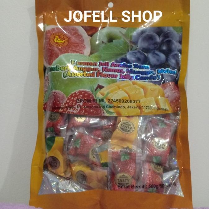 

PERMEN JELLY ANEKA RASA BUAH CHEN LIANG JI | 500 gram. JUAL