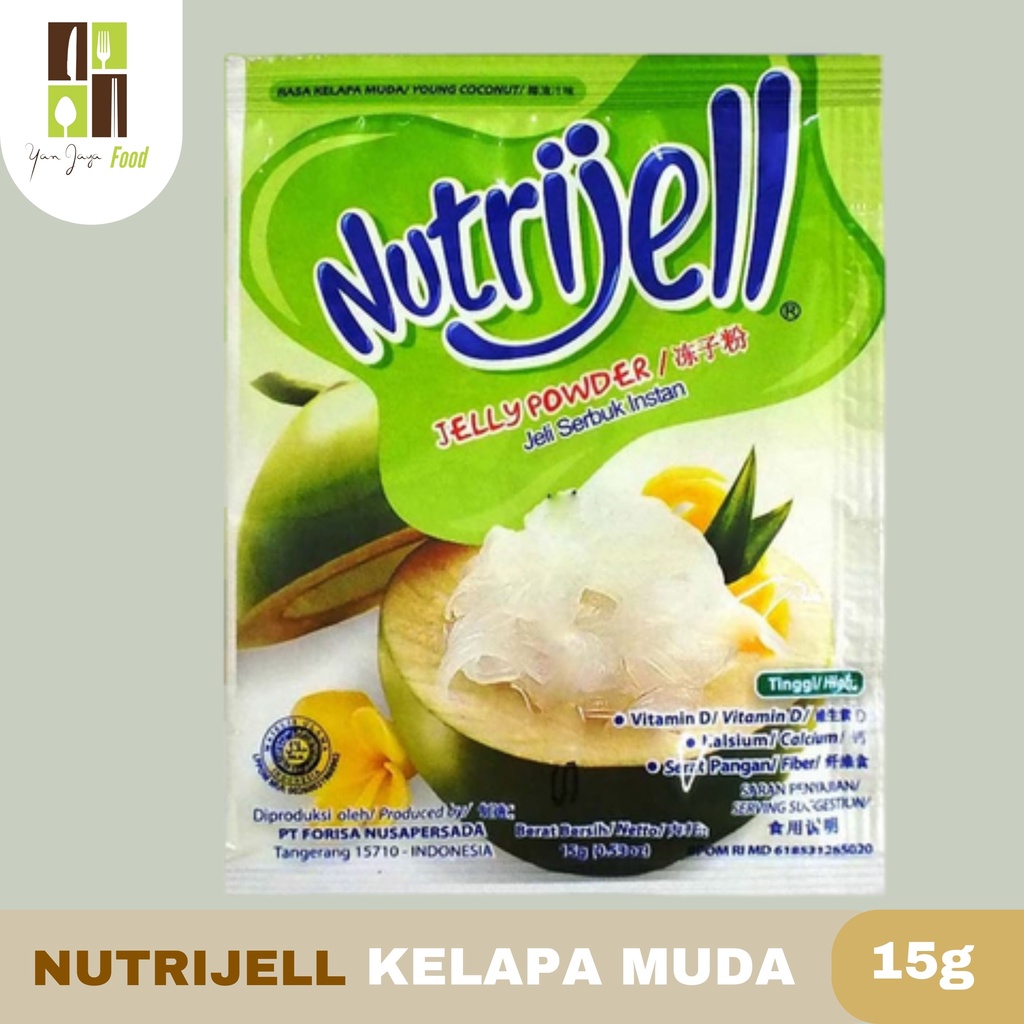 Nutrijell/Agar-Agar/Puding Kemasan Regular 15/30 g