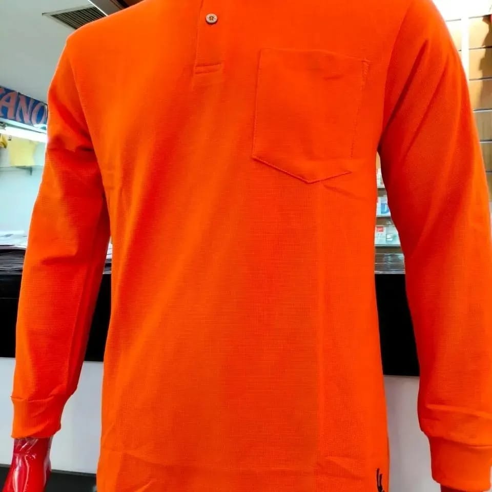 T-SHIRT TANGAN PANJANG LIFTING PSPG-00 - BAJU OLAHRAGA COTTON