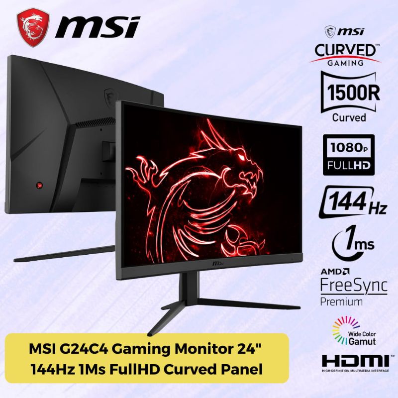 monitor msi curved 24in 1444hz