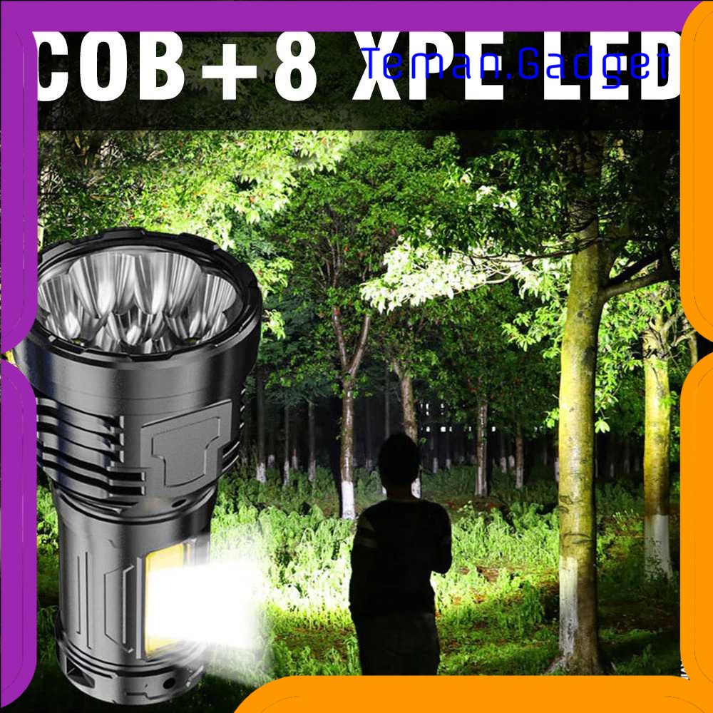 TG-SNT Zhiyu Senter LED Flashlight Waterproof USB Rechargeable XPE+COB - S11