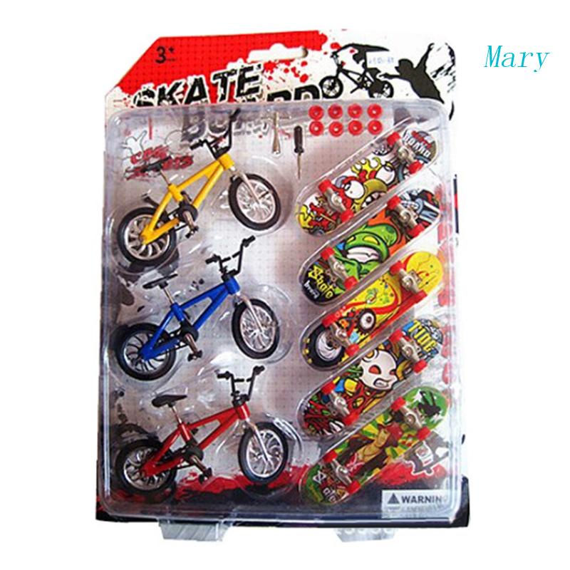 Mary Mainan Mini Jari Skateboard Sepeda Anak Kids Hadiah Keren Lucu Edukasi