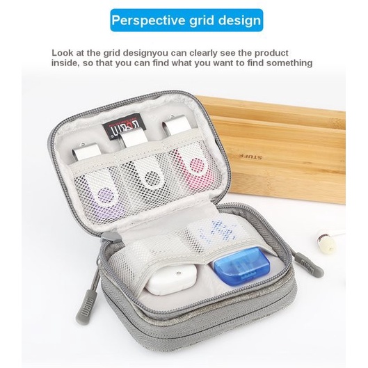 Kabel Af Dompet Tas Case Kabel Flashdisk Token Money Traveling Double2