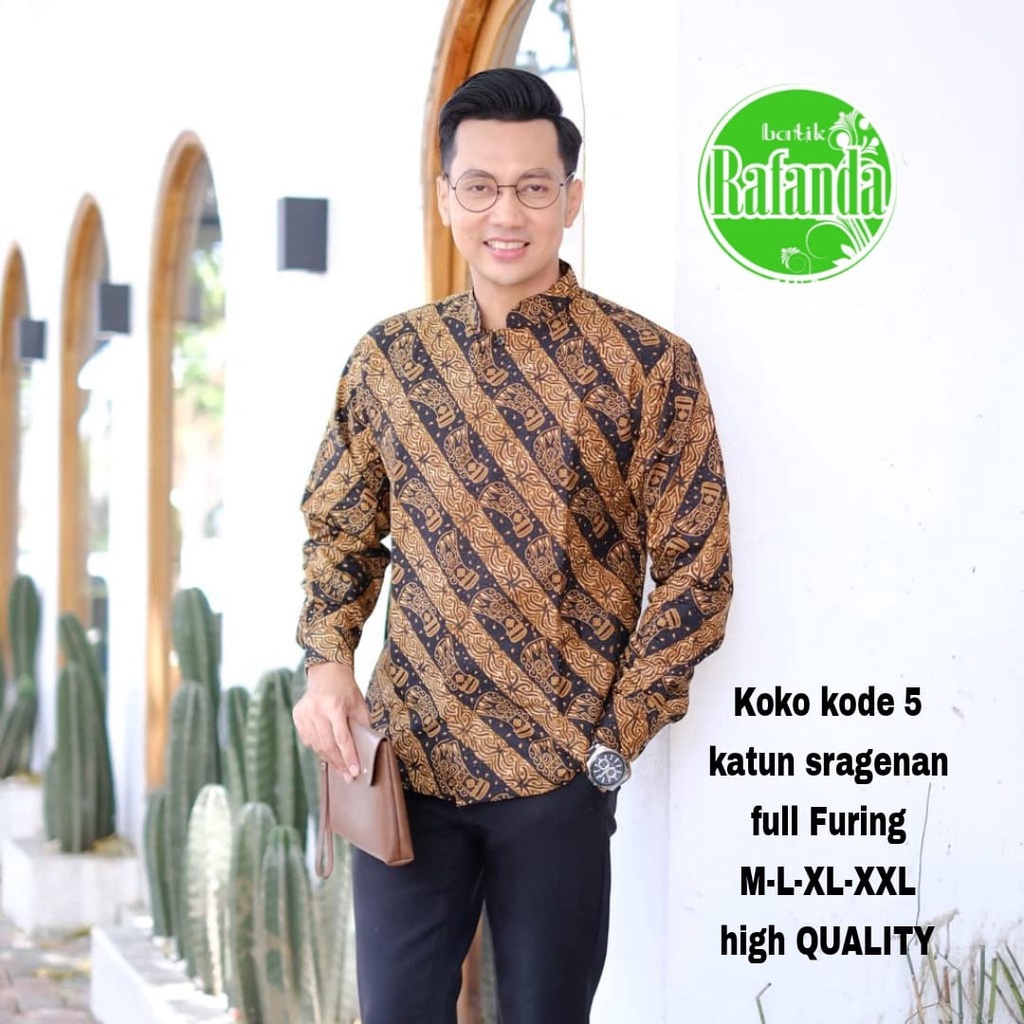 KOKO KODE 5 RAFANDA KEMEJA BATIKSOLOAMANAH LENGAN PANJANG PENDEK LAPIS FURING PREMIUM KATUN HALUS PERMATA GUNUNGAN PITA SEKTI PARI JIWA ASKA PASOPATI BOKOR KLASIK PERMATA HITAM 2 LURIK ABU PETA UNGGU ALDIANSYAH ANGGARA MERAH PEKSI JODO CEMPAKA HIJAU KOKO