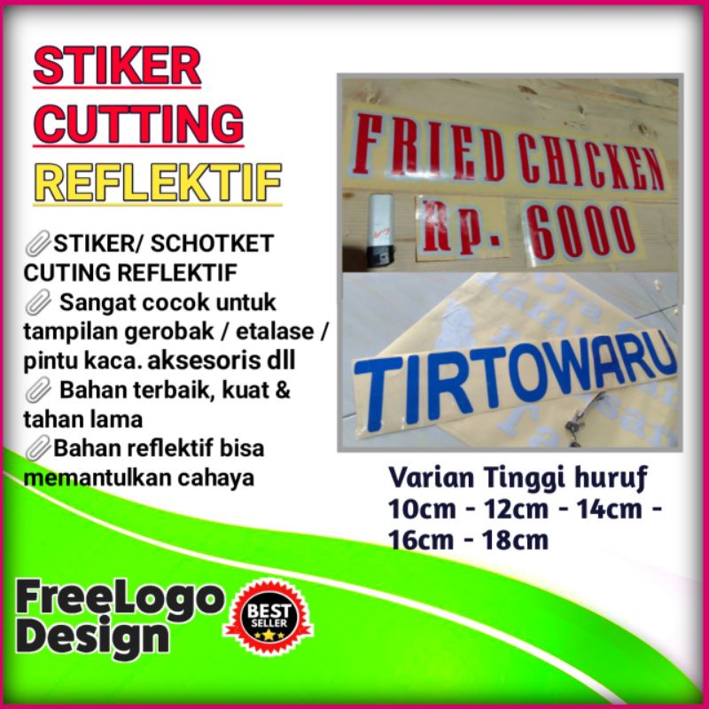 

Cutting stiker / stiker tulisan etalase/ Stiker aksesoris/
