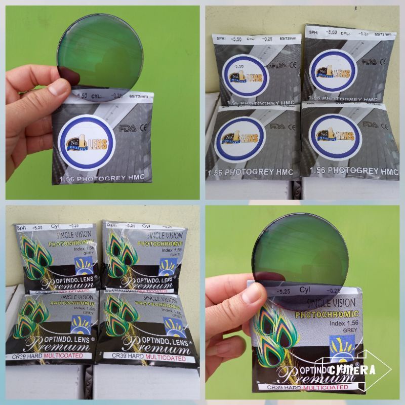 Lensa Kacamata PHOTOCROMIC/PHOTOGRAY +0.25 s/d +3.00, +3.25 s/d +4.00