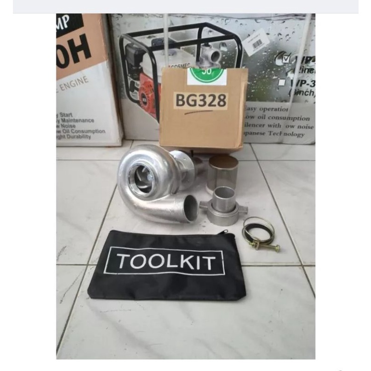 Pompa WP10 dipasang Mesin potong rumput 328/2tak