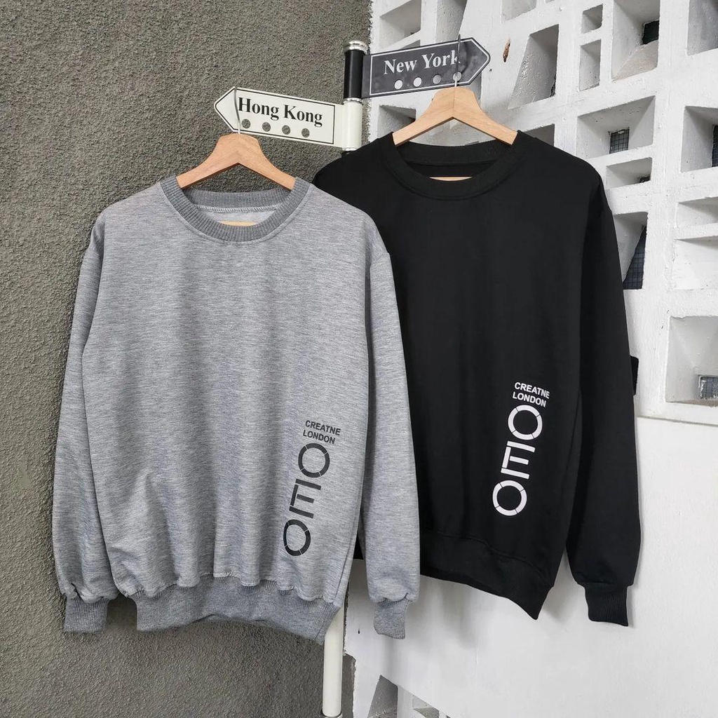 Sweater Crewneck OEO CREATNE LONDON bisa untuk pria/wanita