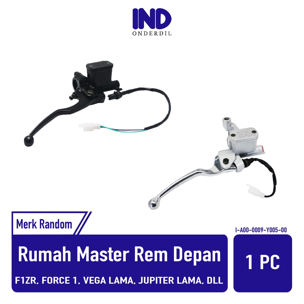 Rumah Minyak Master Rem Disk Assy Depan-Atas Dengan Handle-Hendel Kanan F1ZR-Force 1-F1 ZR &amp; Vega Lama-R &amp; Jupiter Old-Z &amp; Crypton