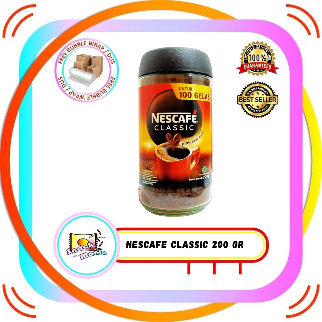 

NESCAFE Classic Era 200 gr JAR Botol Bubuk Dalgona