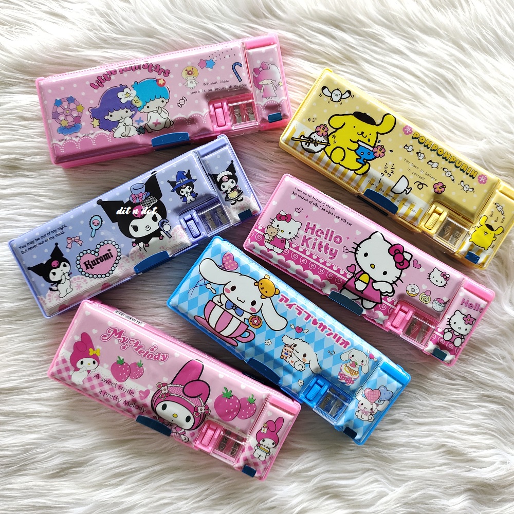 

Tempat Pensil Magnet Karakter Sanrio Tempat Alat Tulis Karakter Lucu Kuromi Melodi Hello Kitty