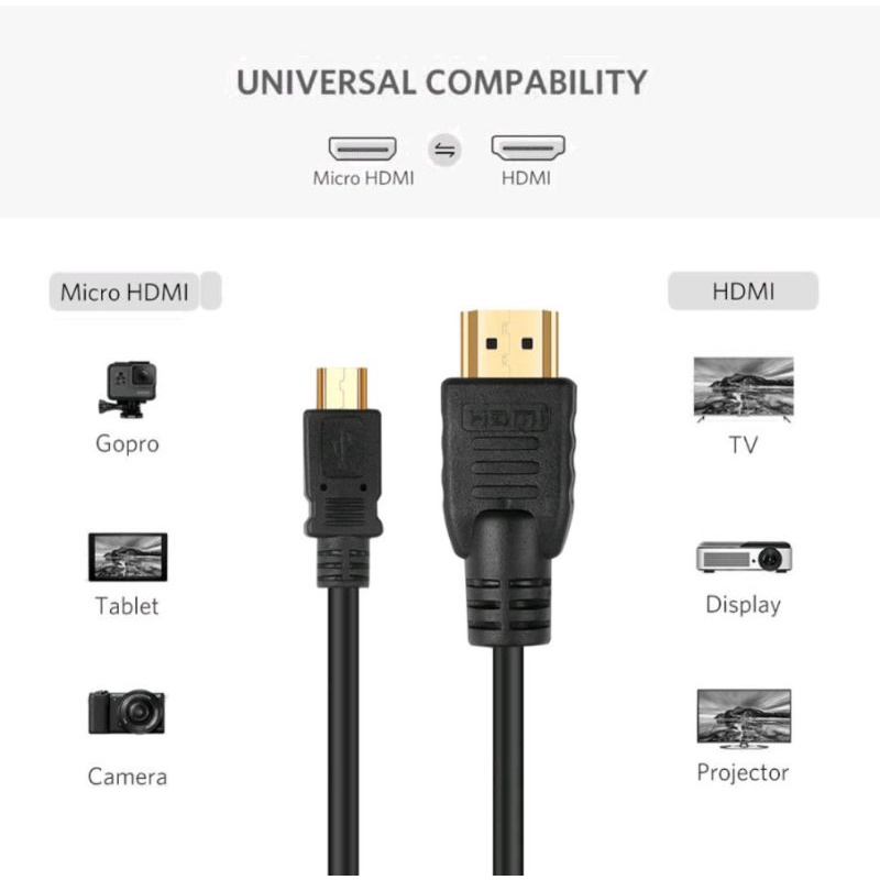 KD KABEL DATA HDMI UNIVERSAL 1,5 USB TO TYPE D