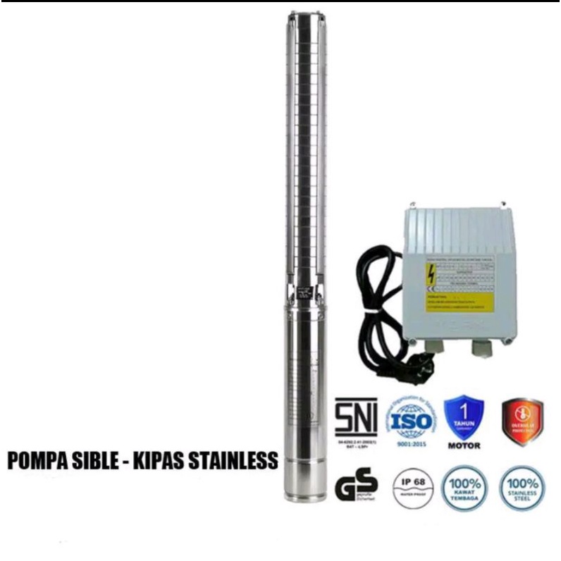 Pompa Submersible York 0.75 HP casing 4 inchi 4SYK3 9SS