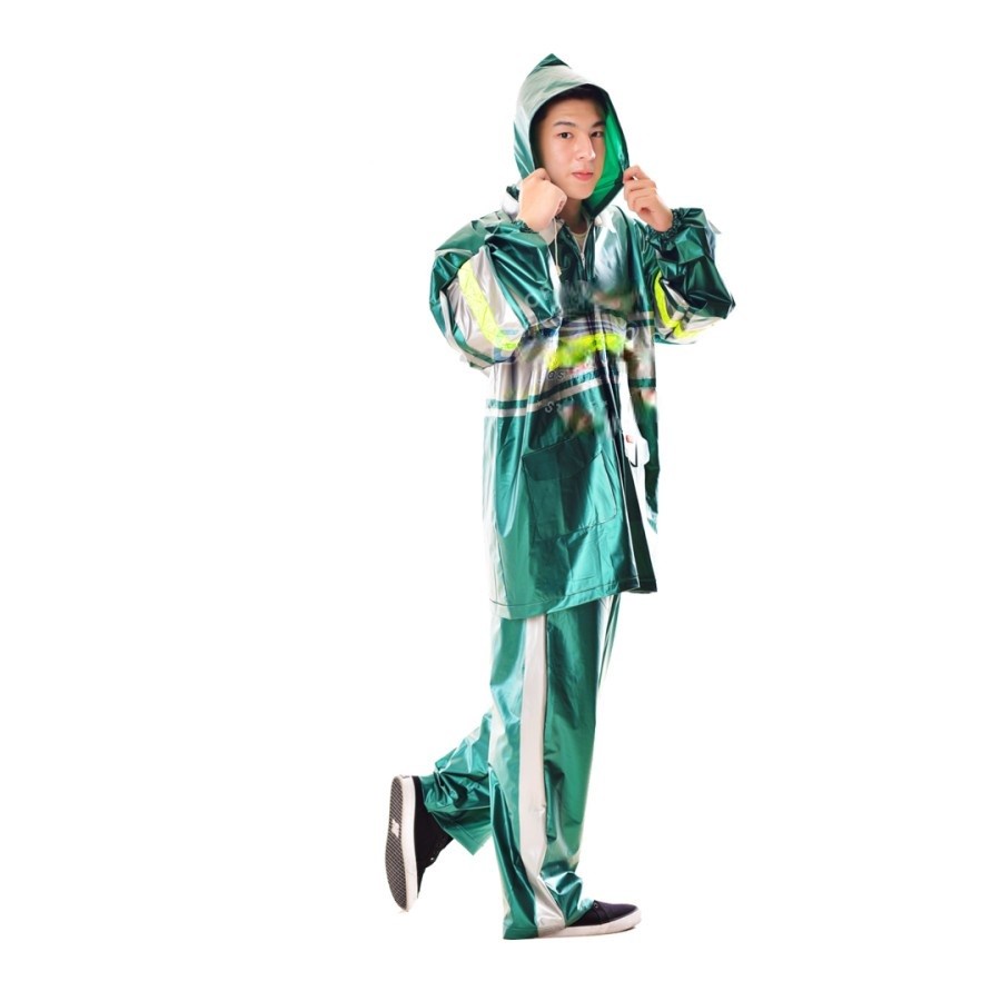 Jas Hujan Setelan elmondo FORTUNA 912 Big Size Jaket Celana Stelan Motor Rain Coat