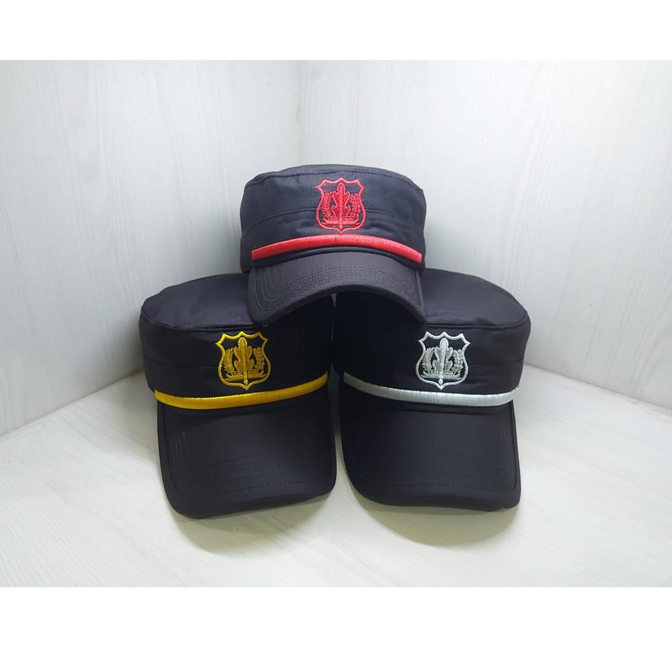Topi Komando Security Coklat Kopi Terbaru ▫ MKS.07Ja23ᶠ