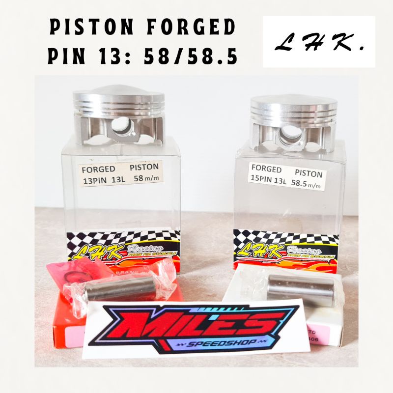Piston LHK Forged Pin 13 58.5MM