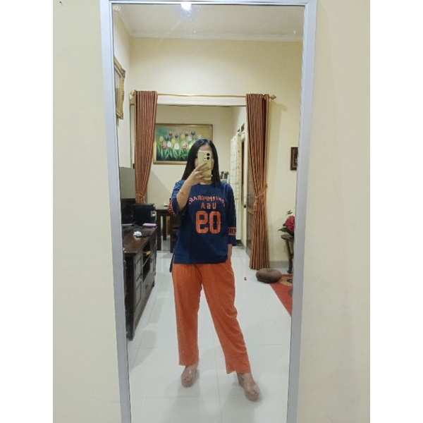 SETELAN WANITA SETELAN KAOS COMBED VIRAL