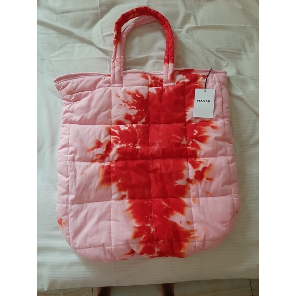 SUKU home tote bag RED PINK tas wanita
