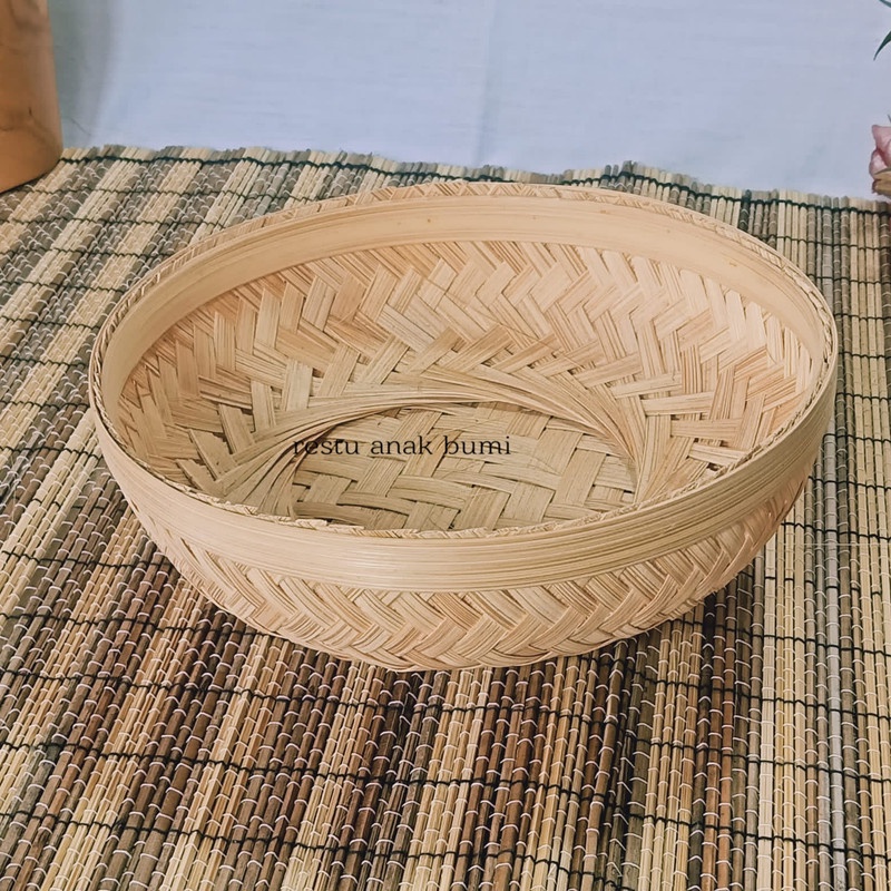 

(B104) Mangkok bambu lonjong 16x7/Hadiah/Lamaran/Parcel Lebaran/Natal/Acara/Catering/Souvenir/Wadah Serbaguna/Basket/Craft/Fruit Box/Sembako/Teh/Gula/Beras/Telur/Seserahan/Kado/Gift/Hampers/Hantaran/Makanan/Minuman/Keranjang Buah