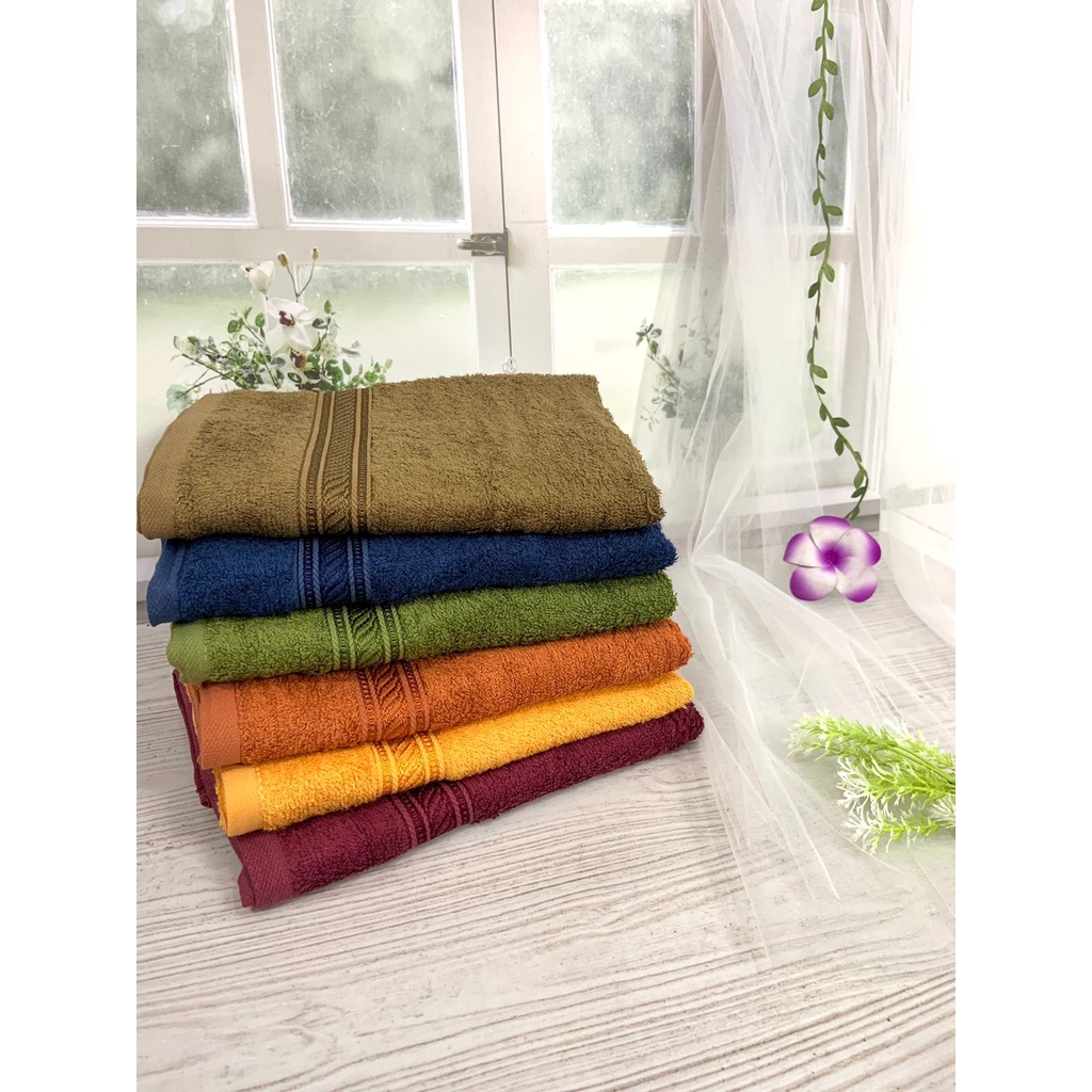 RC HANDUK SHAPPELY Handuk Mandi 50x100cm/ handuk travel/ handuk polos by Terry palmer