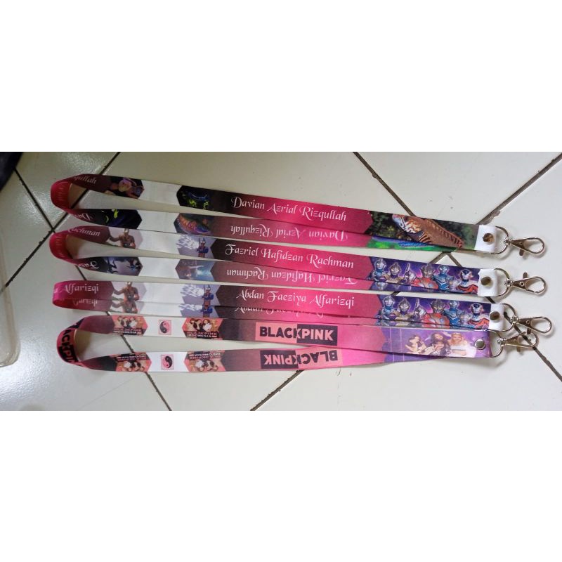

kalung id card costum nametag murah termurah tali pita lanyard costom