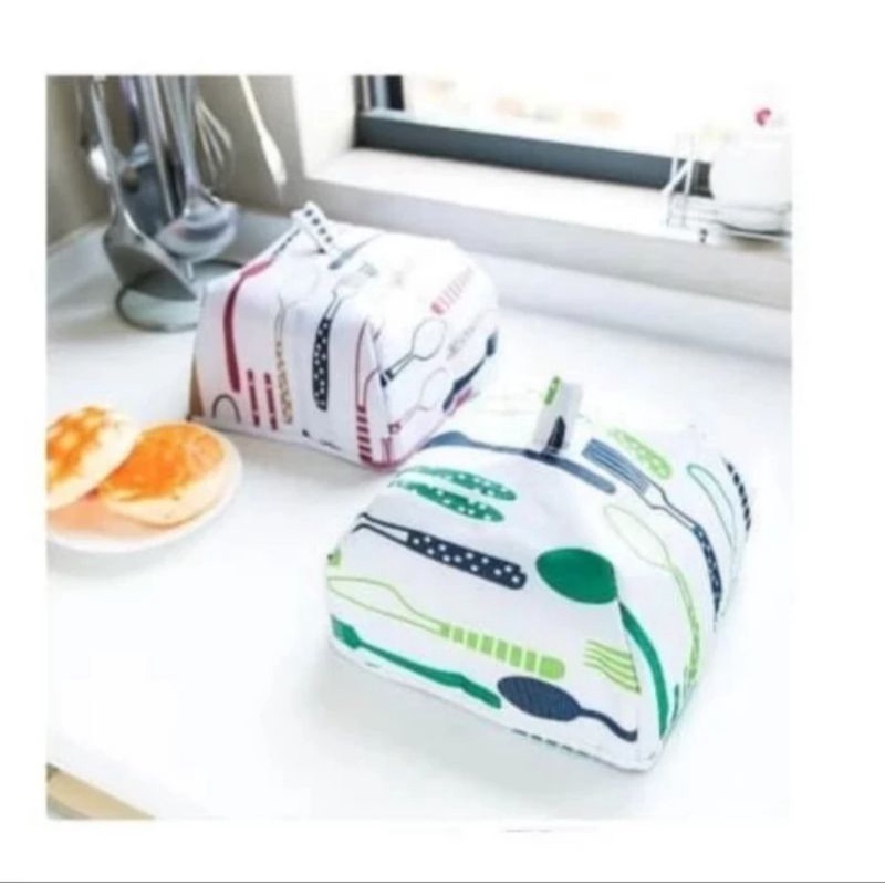 Tudung saji penahan panas pelindung makanan dengan aluminium foil
