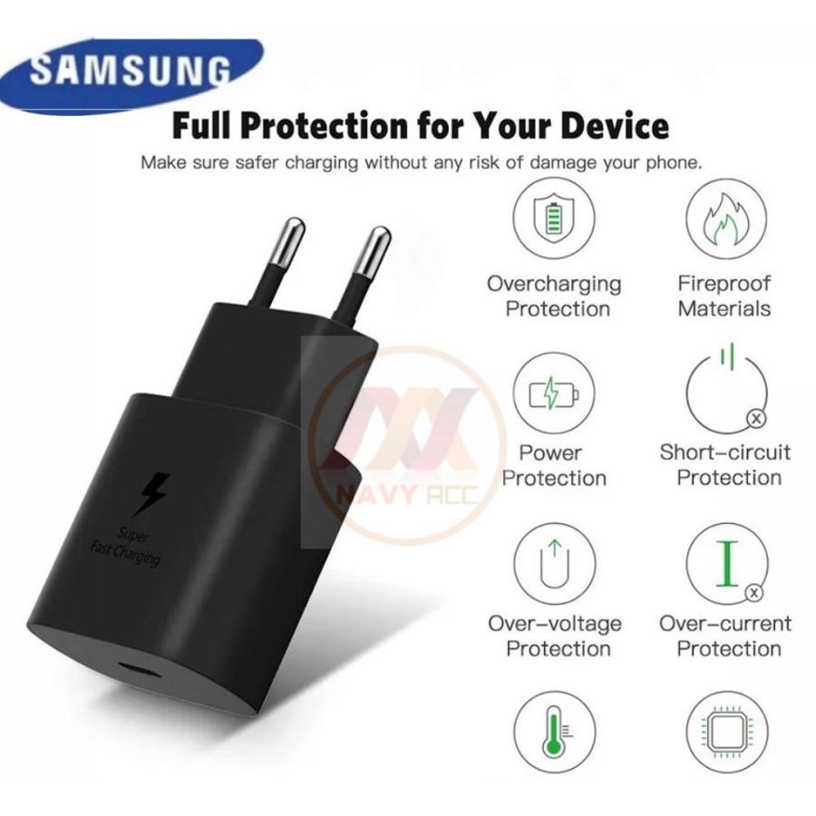 NA - Adapter Super Fast Charging Type C 45w Samsung Adapter 45w