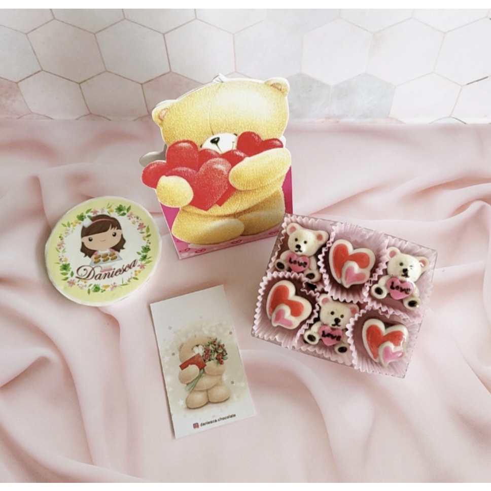 

.VD26 - Mini hampers valentine coklat hadiah valentine untuk pacar pasangan murah enak exclusive (ds bgr)