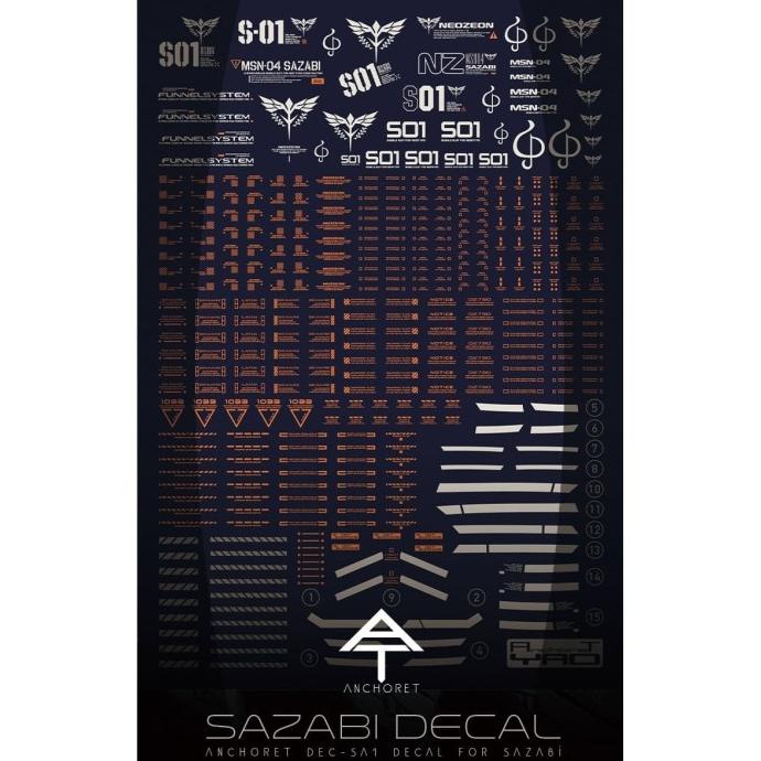 Decal Mg Sazabi Ver Ka By Anchoret Yujiao Land Infinite Dimension