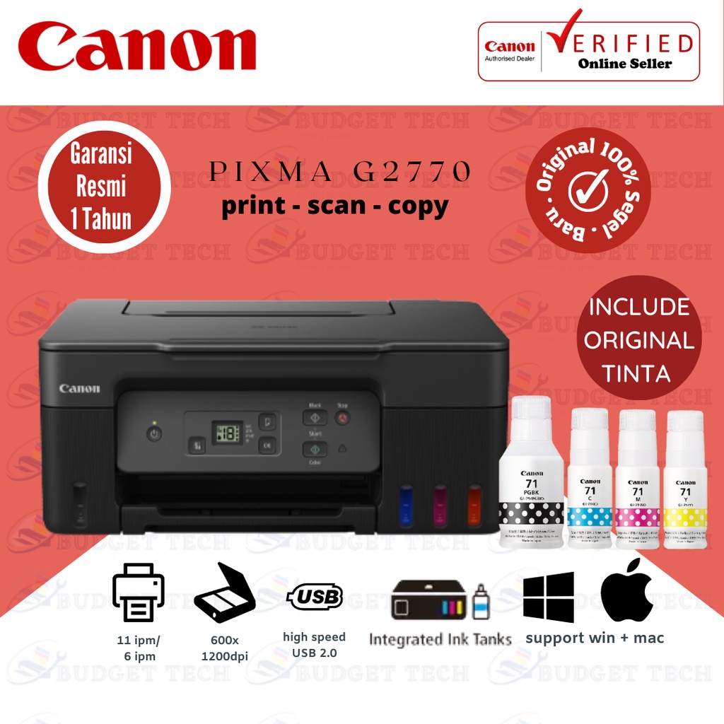 Printer Canon G2770 Canon Pixma G2770 Print-Scan-Copy