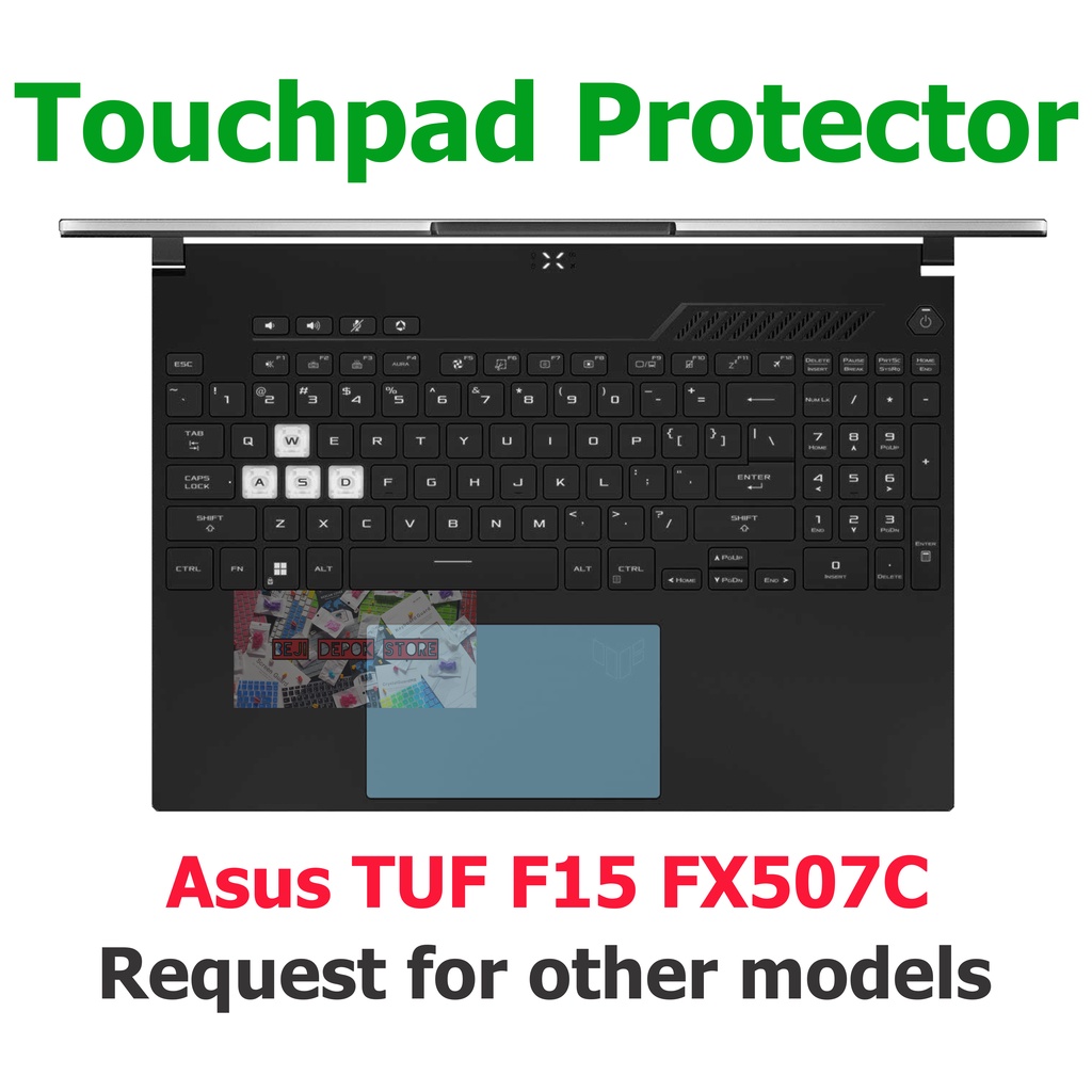 Touchpad Protector Anti Gores Asus TUF F15 FX507Z