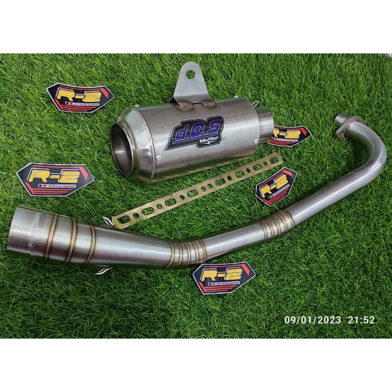 Knalpot Dos Muffler Not Original Jupiter z Robot Vega R ZR Karisma Supra BLADE REVO  130cc 150cc 200