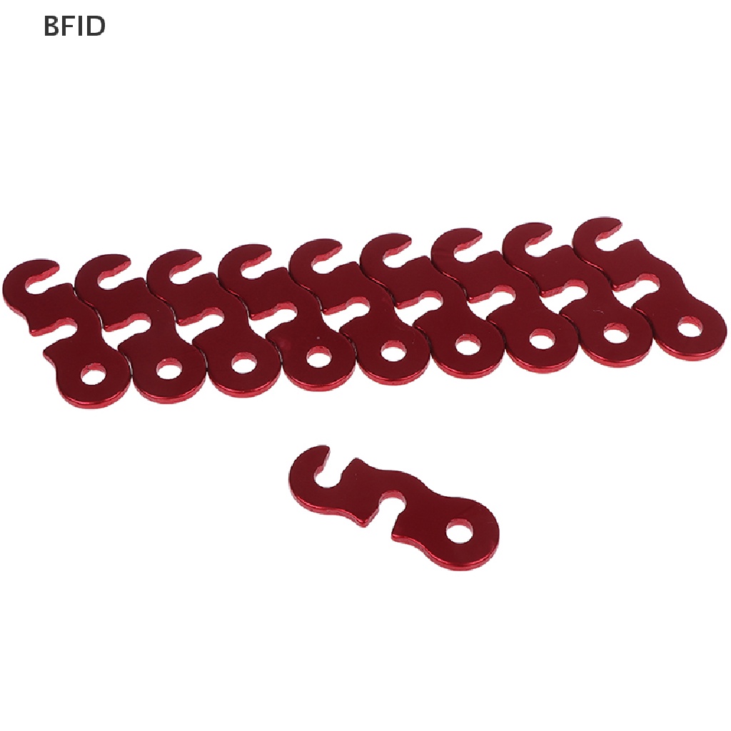 [BFID] 10pcs Tensioner Pengencang Tali Tenda Adjuster Aluminium Alloy Quick Release [ID]