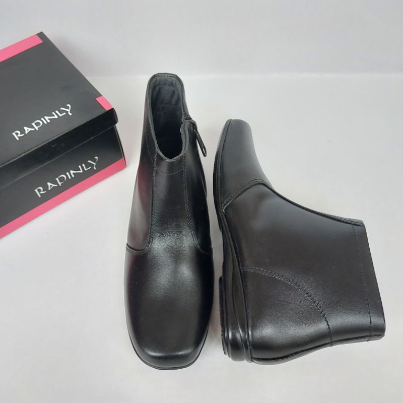 Sepatu Pdh Flats Wanita Kulit Asli