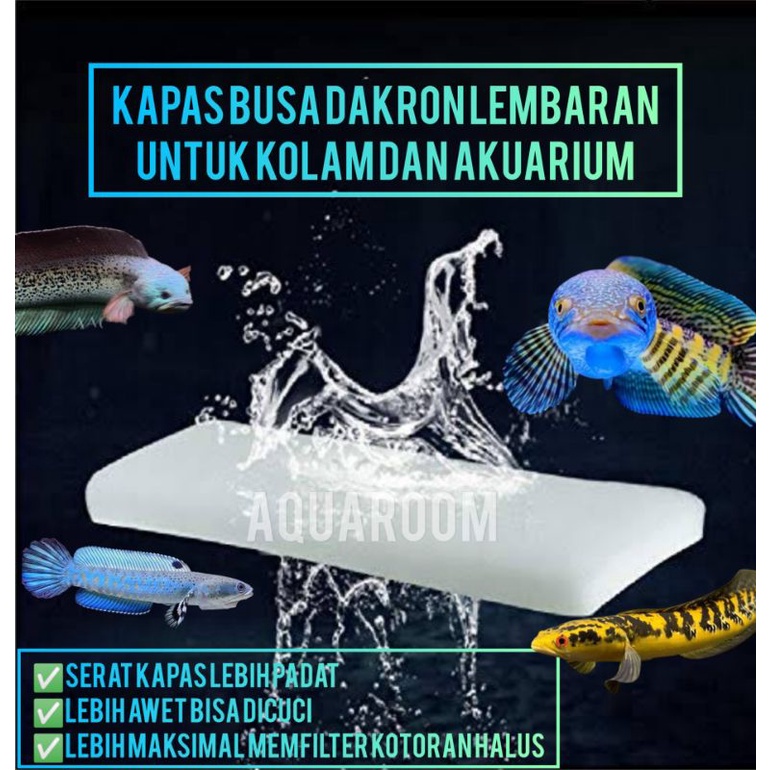 KAPAS FILTER DAKRON TEBAL LEMBARAN