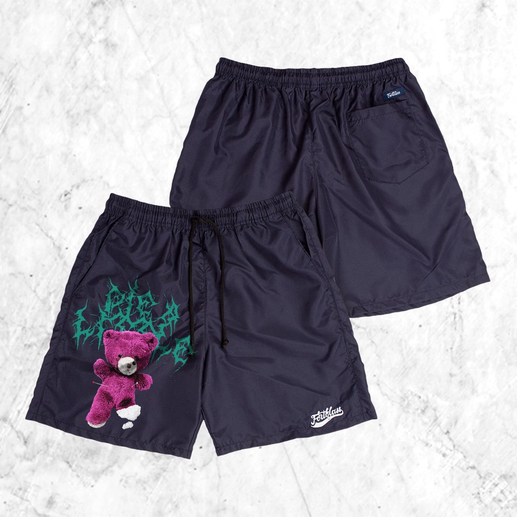 FORTGLASS Boxer BEAR LITTLE Celana Pendek Pria Dewasa Kolor Cowok Santai Parasut