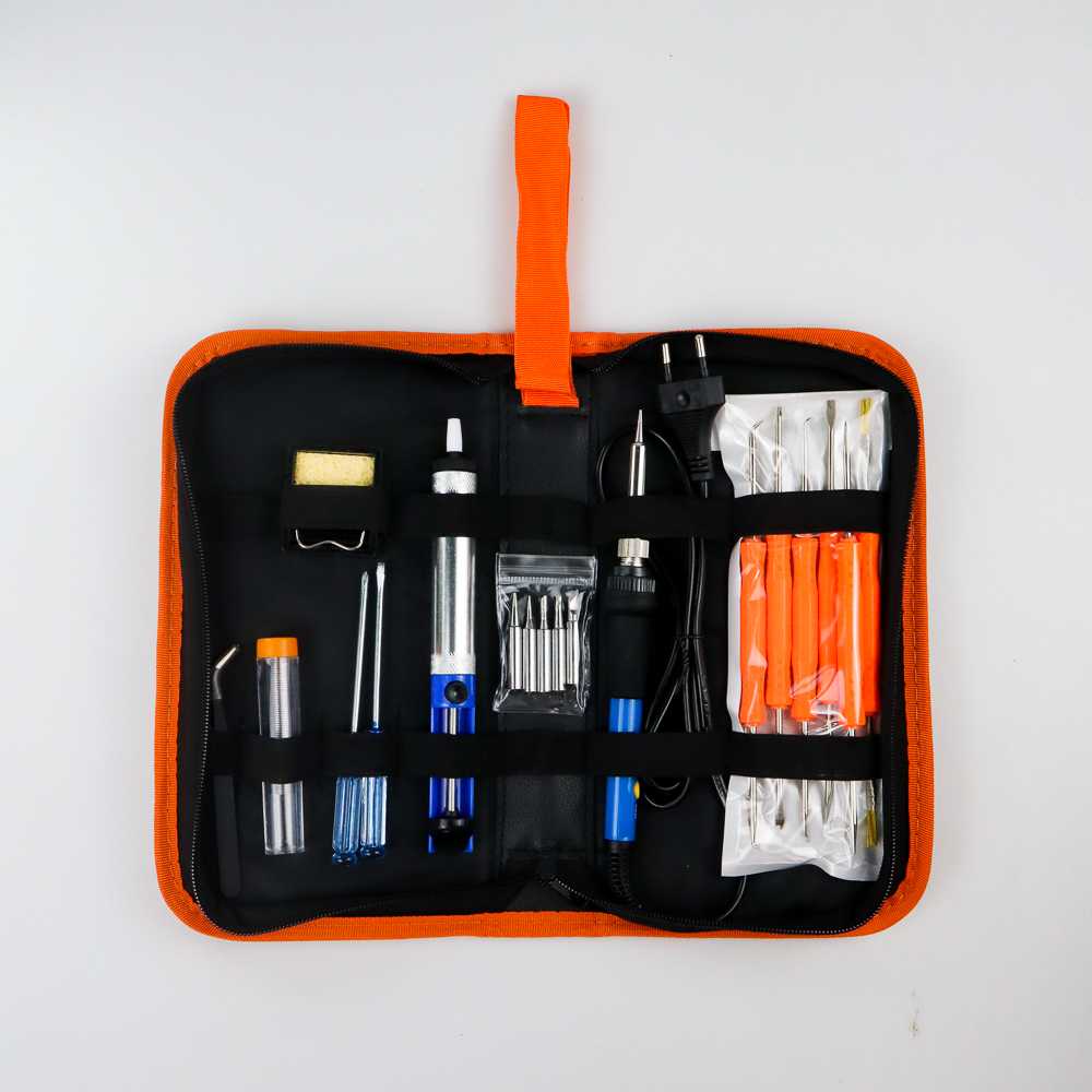 Solder Listrik Set Lengkap Peralatan Solder Kit 7 in 1 60W 220V