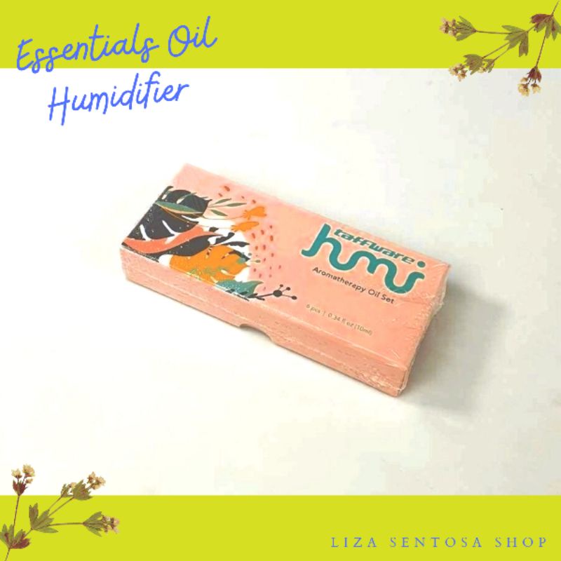 Taffware HUMI: Aromaterapi Diffuser Minyak Essential Oil Pengharum Ruangan 6in1